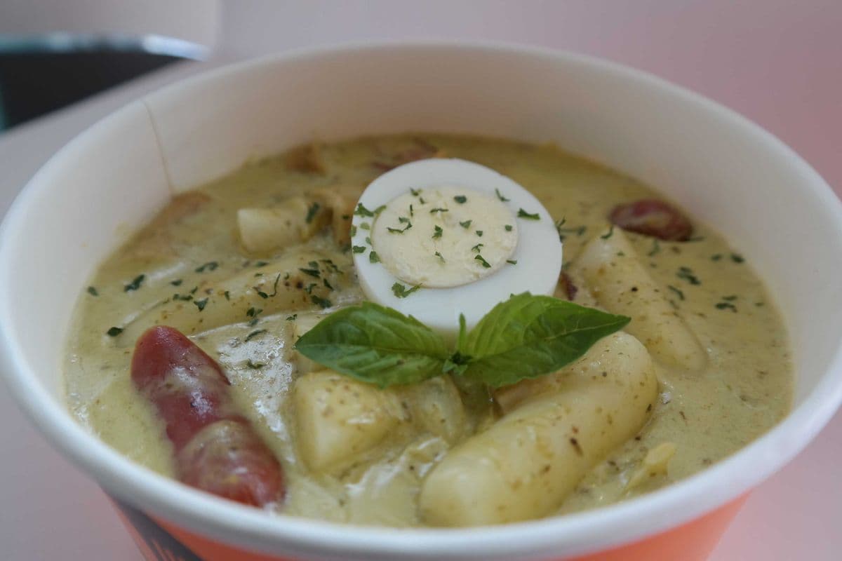Basil Cream Tteokbokki 바질 크림 떡볶이 For 2
