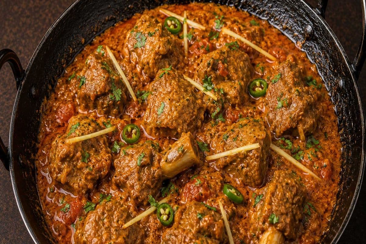 Mutton Lahori But Karahi (Desi Ghee)