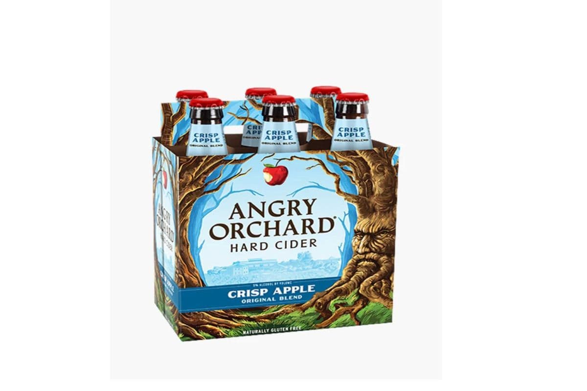 ANGRY ORCHARD CRISP APPLE CIDER 6 BTLS (1 x 355 ML)