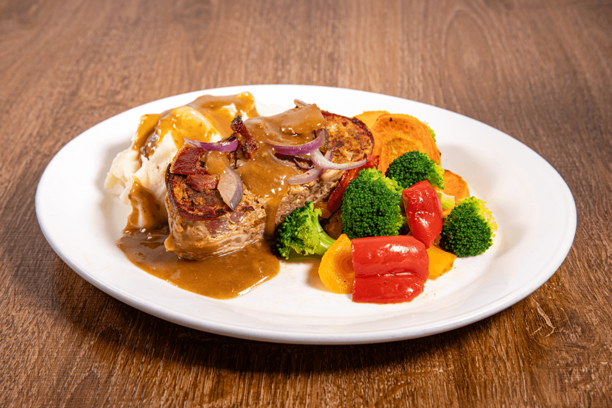Bacon-Wrapped Meatloaf