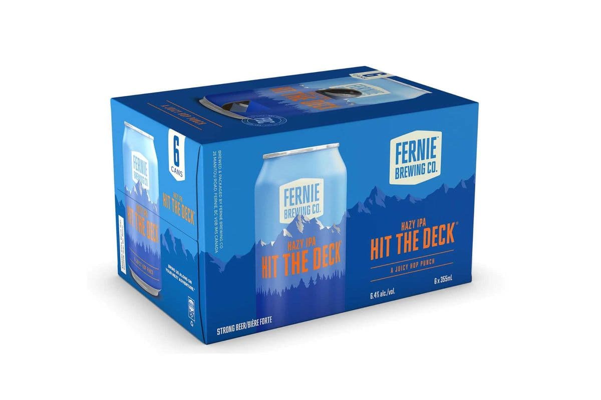 Fernie Brewing Hit the Deck Hazy IPA (6 cans) (6 x 355ml)