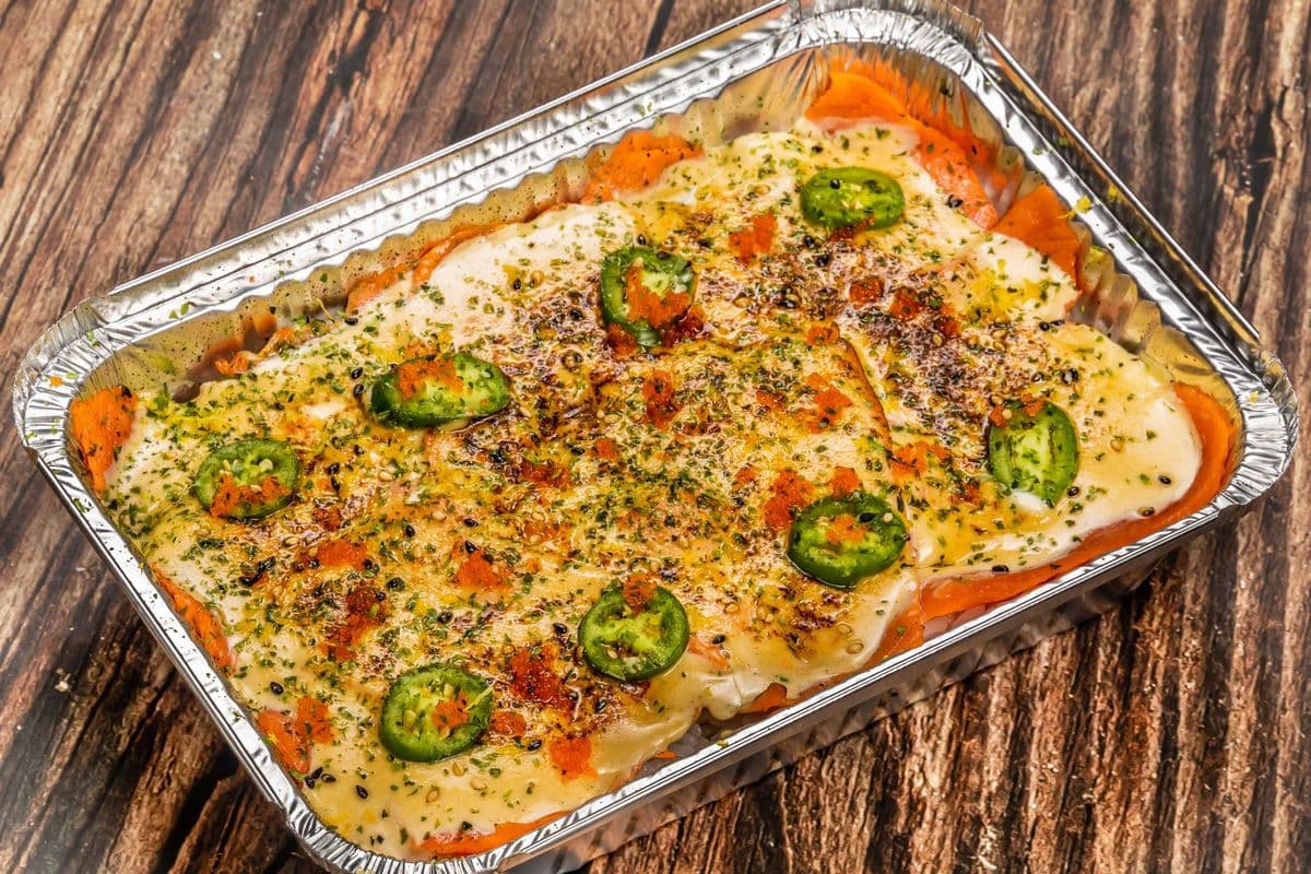 SMOKE SALMON CREAM CHEESE SUSHI BAKE