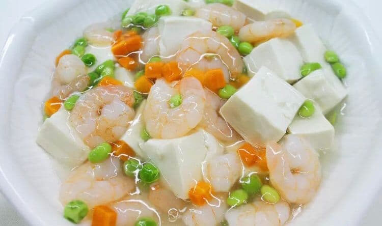 Tofu with Shrimps