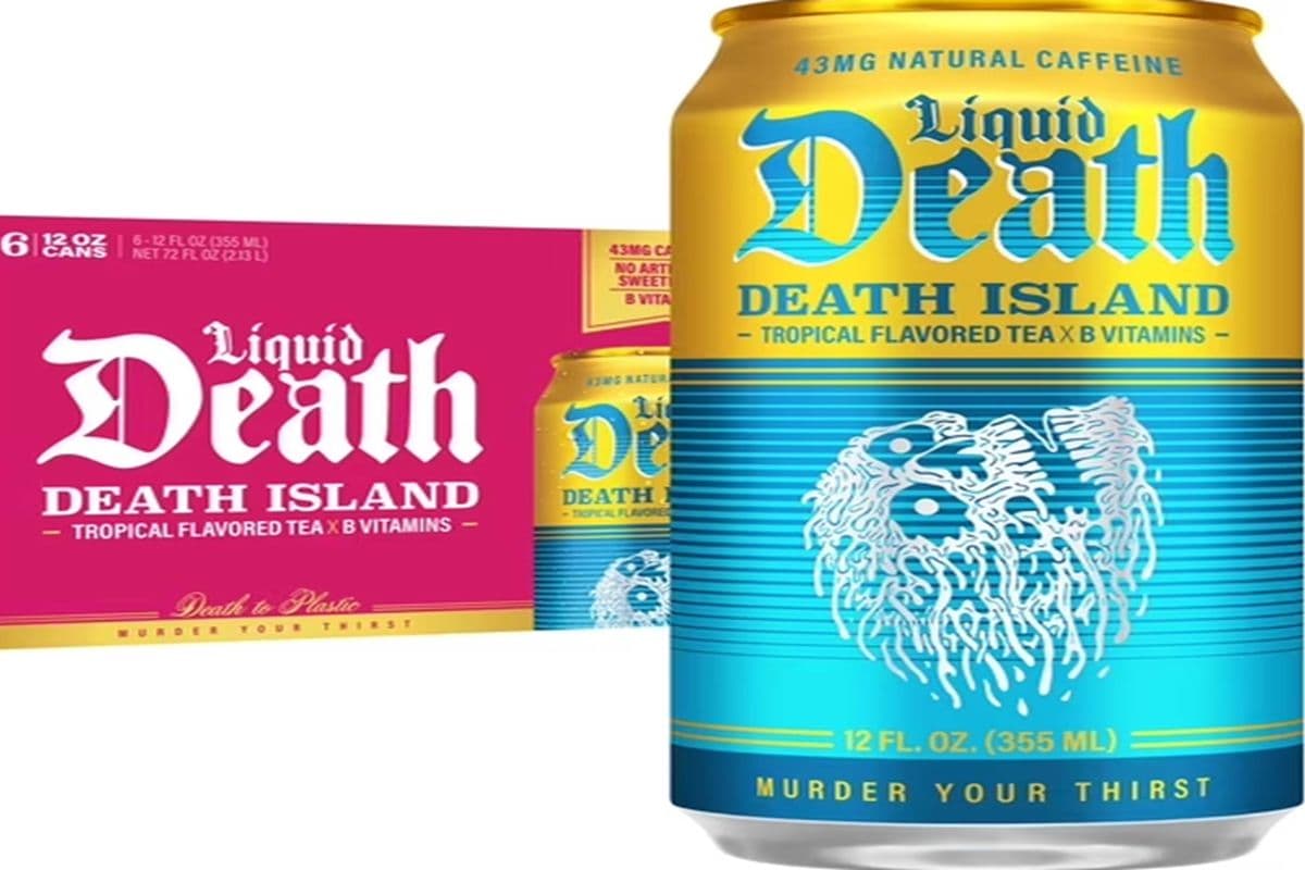 Liquid death death island (355ml) (20 Cal)
