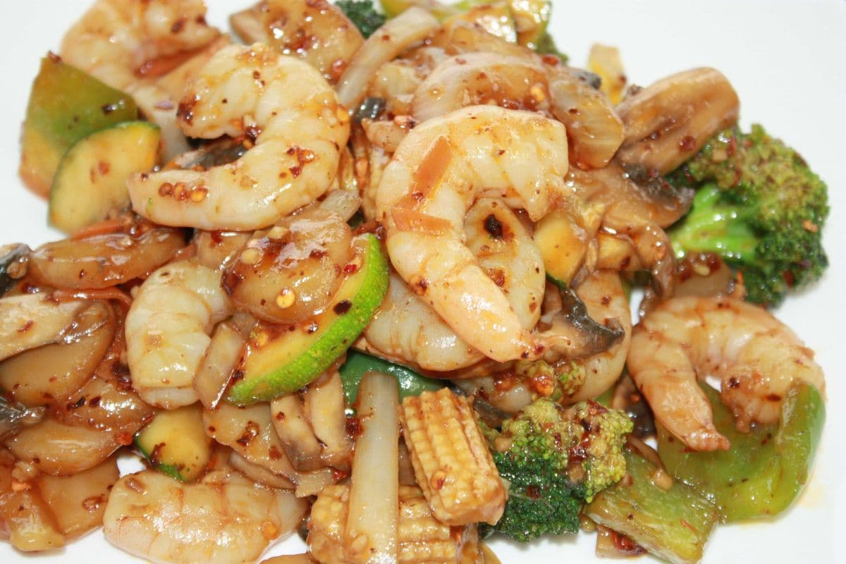 Jumbo Shrimp Hunan Style