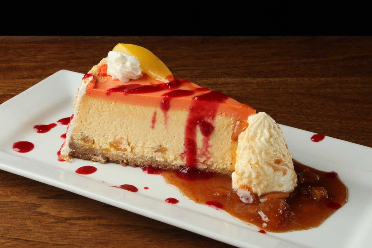 Perfect Peach Cheesecake