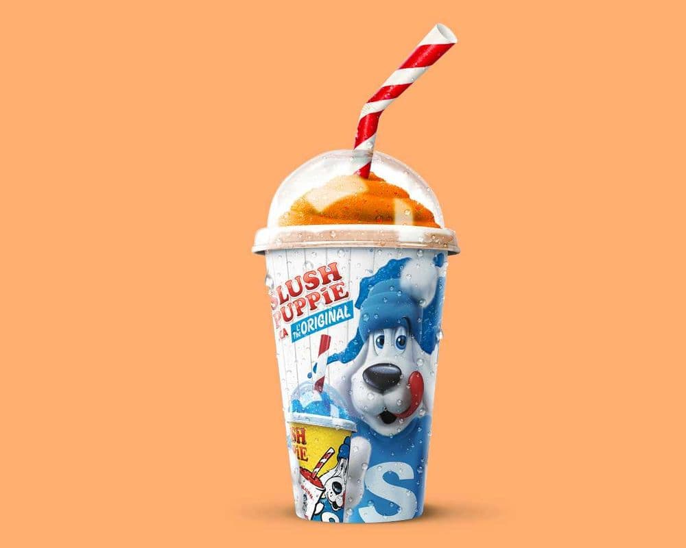 Small Orange Slush Puppie