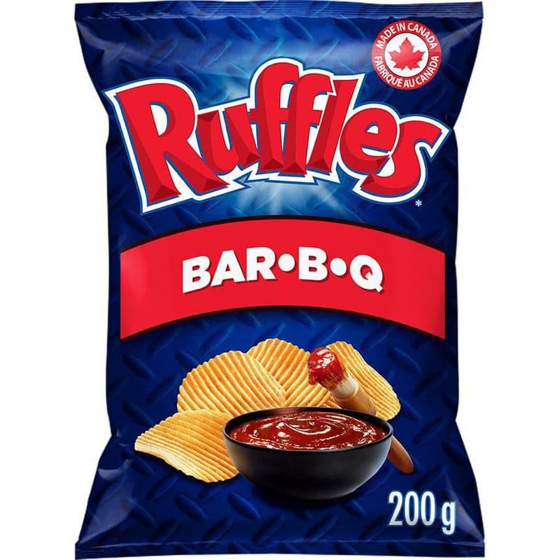 Ruffles Bar.B.Q Chips Bag (200 g)