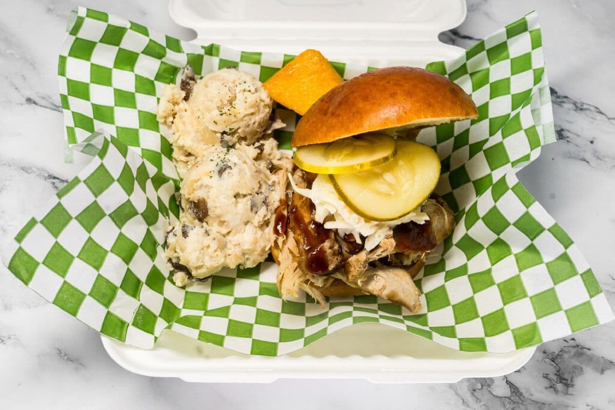 Chopped Chicken Sandwich