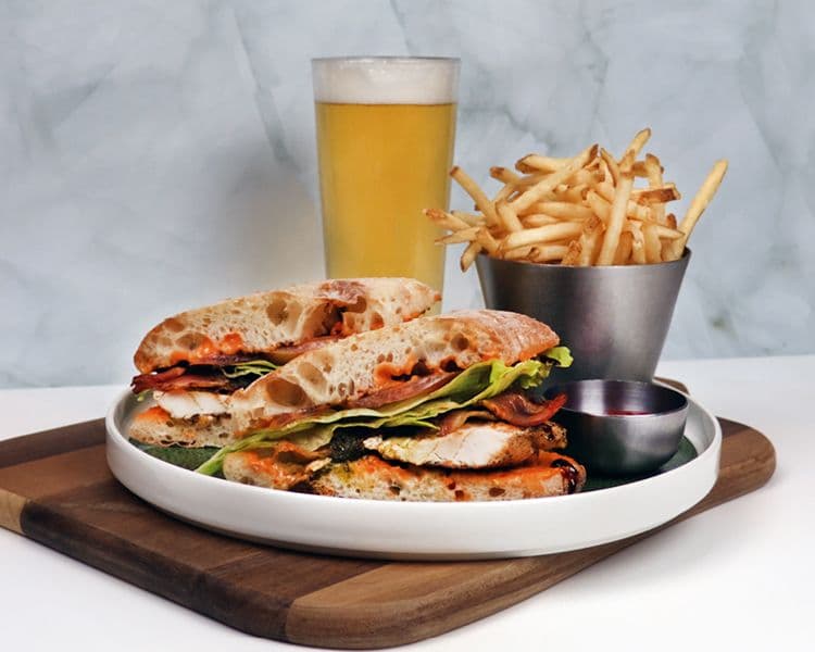 Chicken Pesto Club