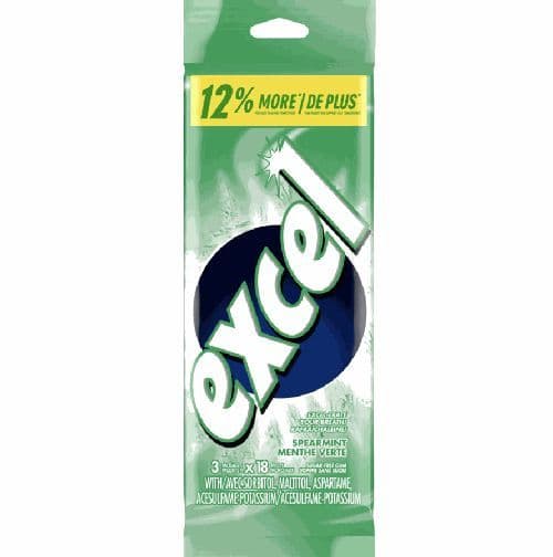 Excel Spearmint 3 Pack