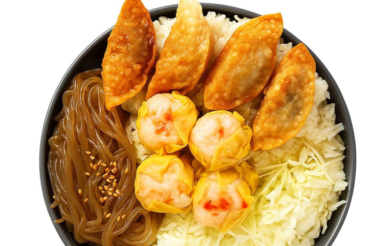 Rice Bowl-Steamed Shrimp Shu Mai