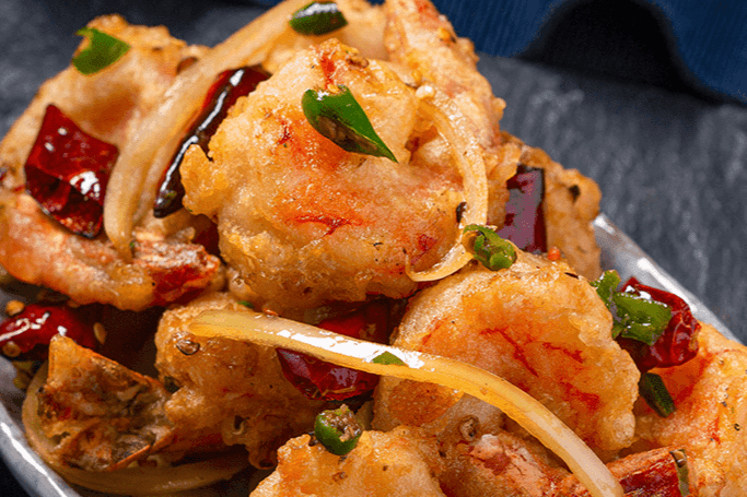 F6. Federick's Delicious Homestyle Garlic Shrimp (Dry)