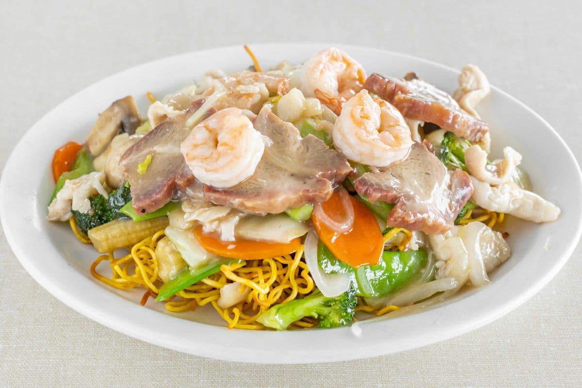 P1. Cantonese Chow Mein 广东炒面
