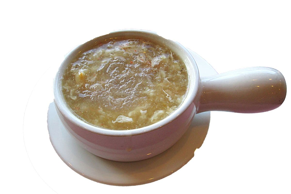75. Bird’s Nest Soup with Crab Meat Seafood (Bowl) 蟹肉海皇燕窝羹