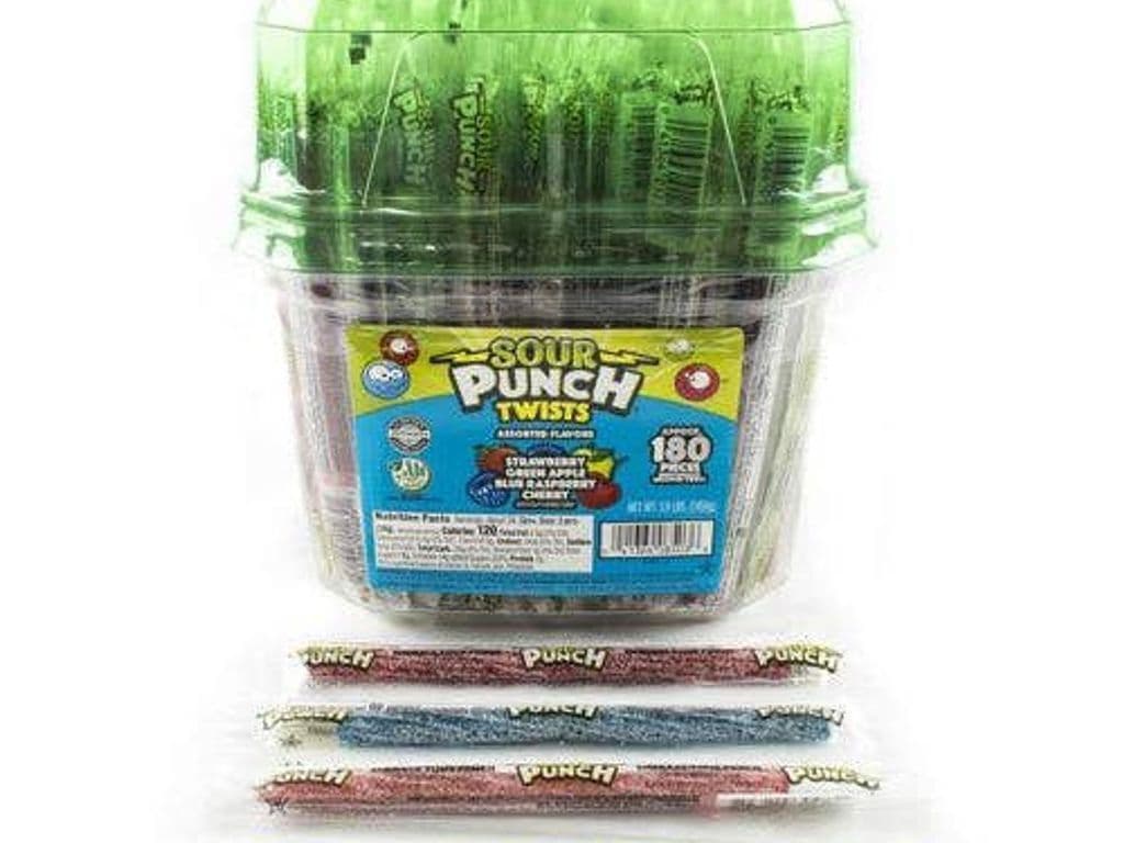 Sour Punch Twists Jumbo 9.82g Candy Straws (One Piece Random Flavour)