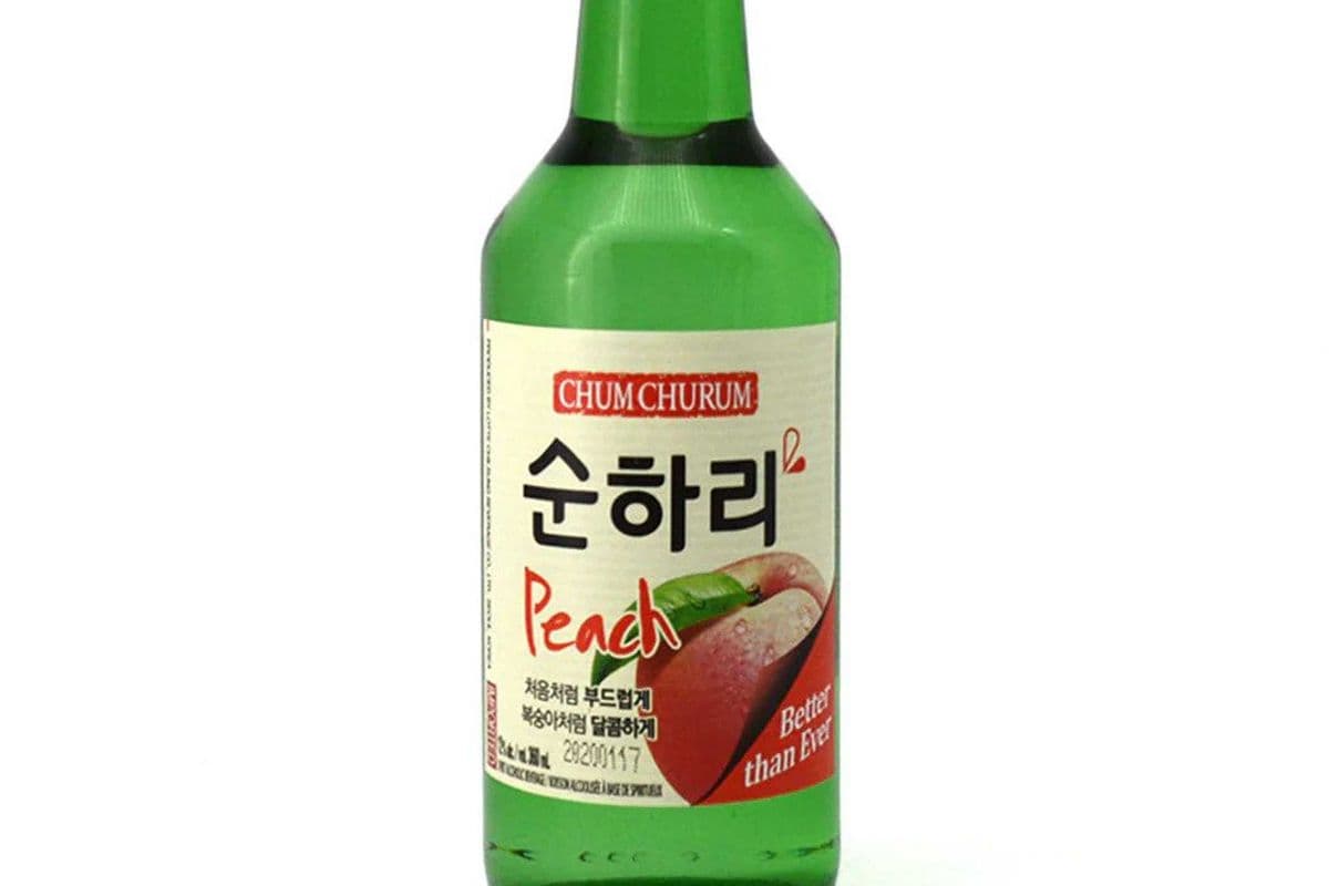 Soju Chum Churrum Peach (1 x 360 ml)