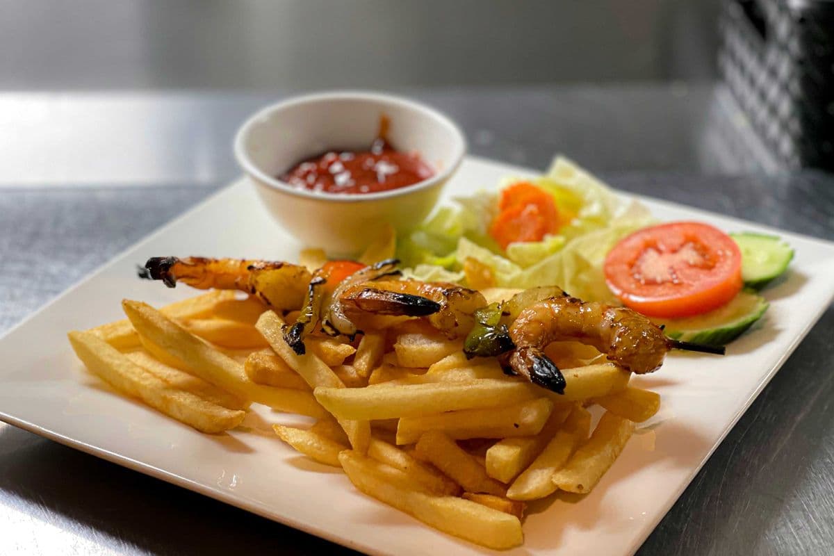 73. Crevettes Grillées / Grilled Shrimps