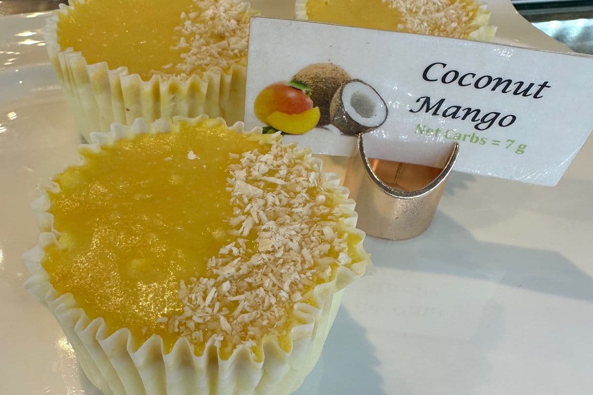 Coconut Mango Cheesecake