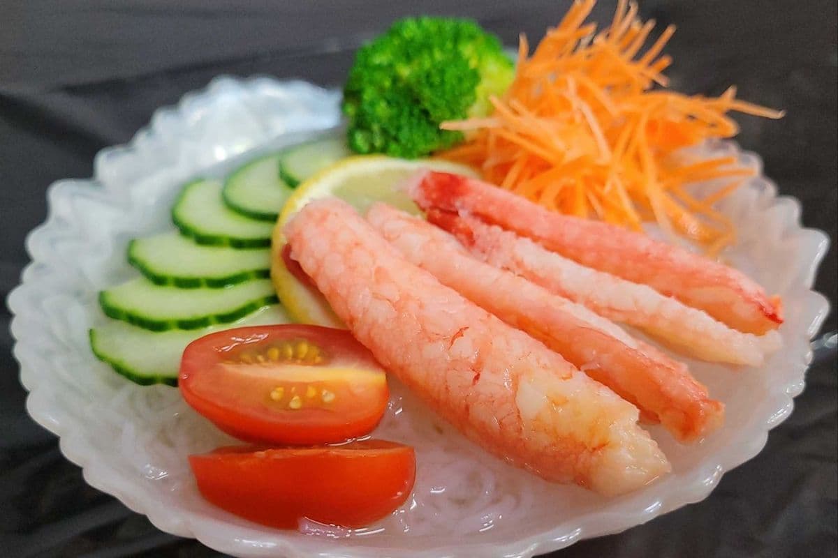 Snow Crab Sunomono Salad