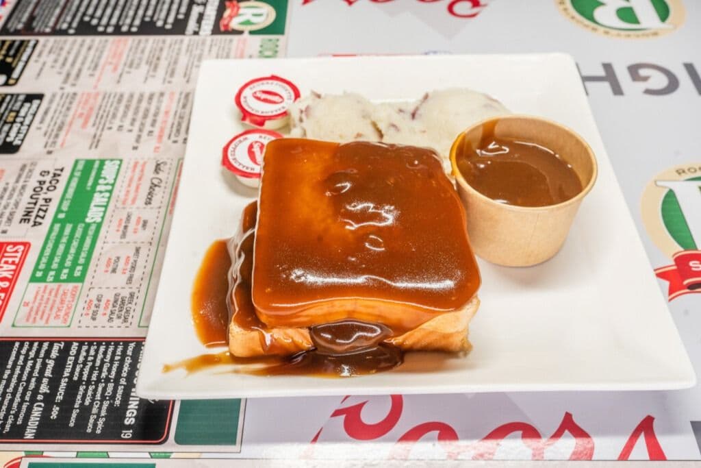 Hot Hamburger Sandwich