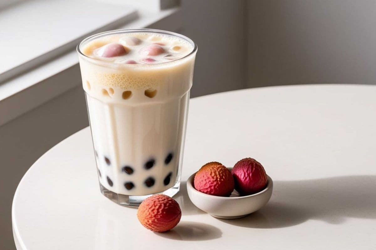 Lychee Milk Tea