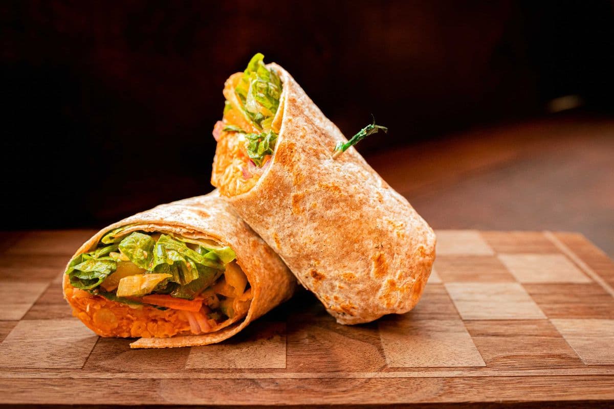 Buffalo Chickpea Wrap