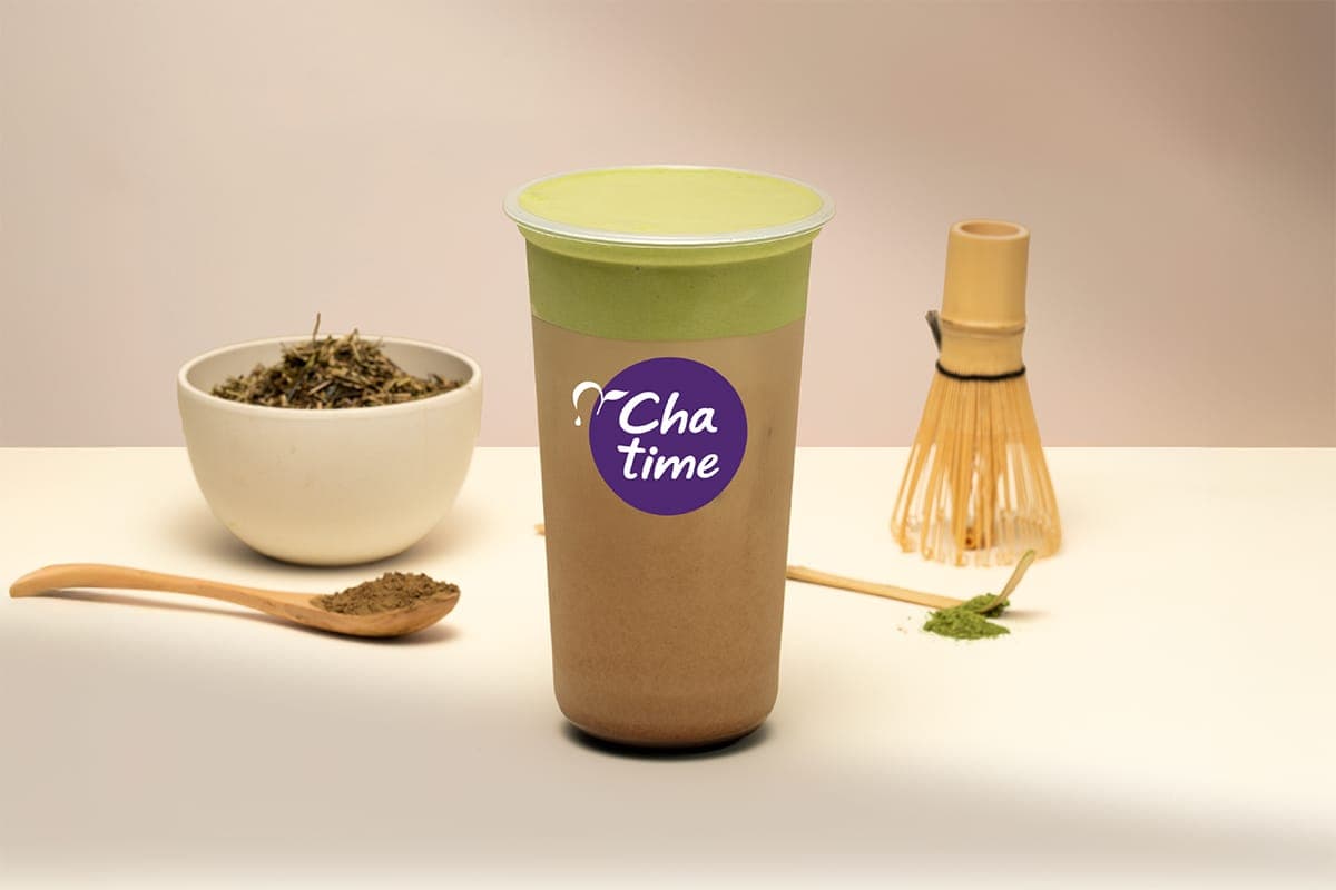 Hojicha Matcha Latte