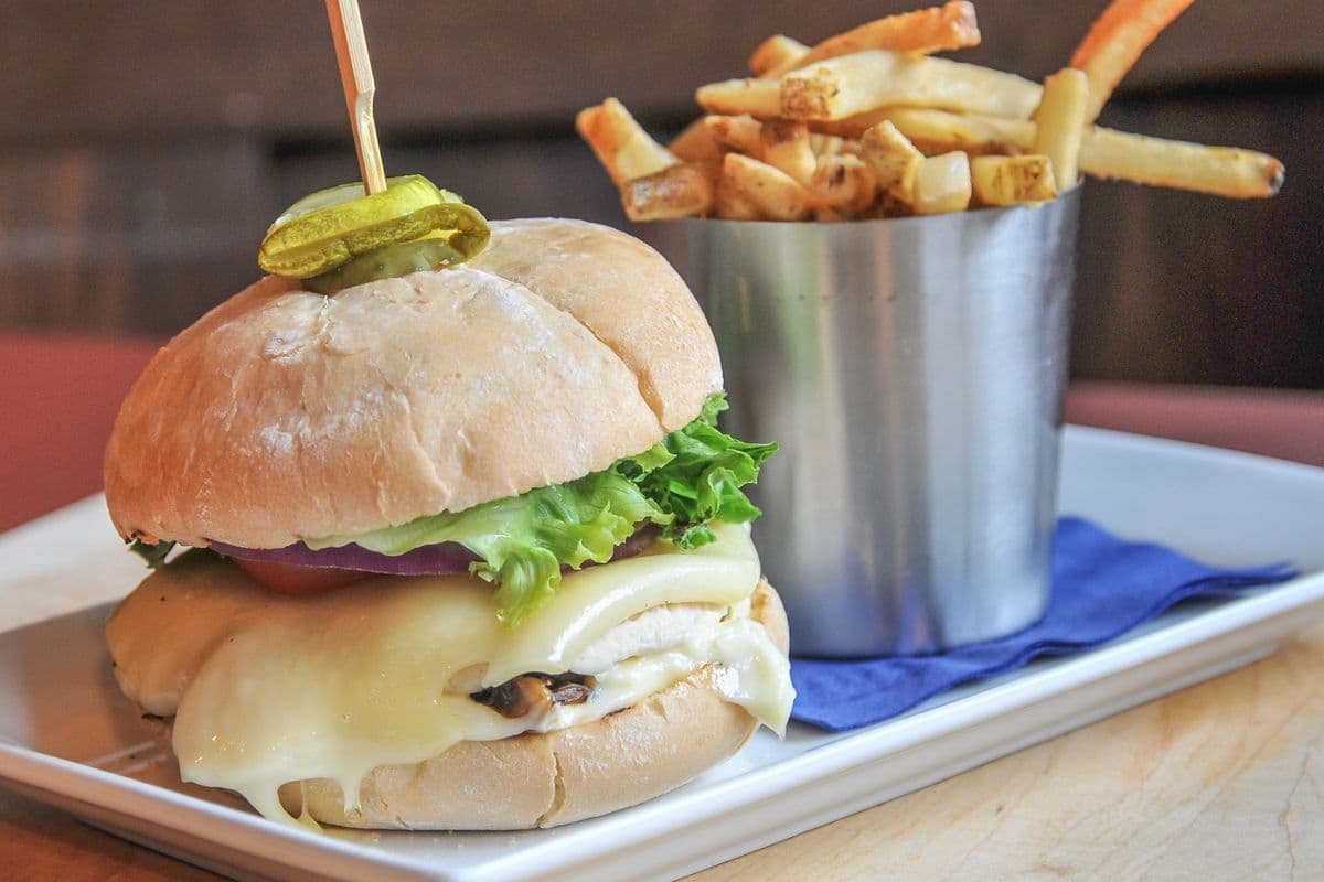 Mushroom Swiss Grilled Chicken Sandwich