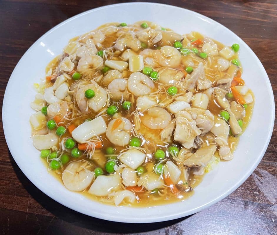 Fu-Chow Style Seafood Fried Rice / 福州炒飯