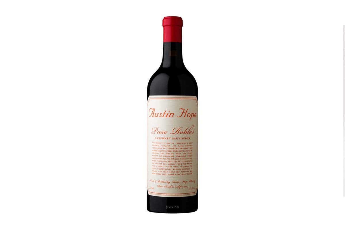 Austin Hope Paso Robles Cabernet Sauvignon (750ml) (U.S.A) (1 x 750ml)