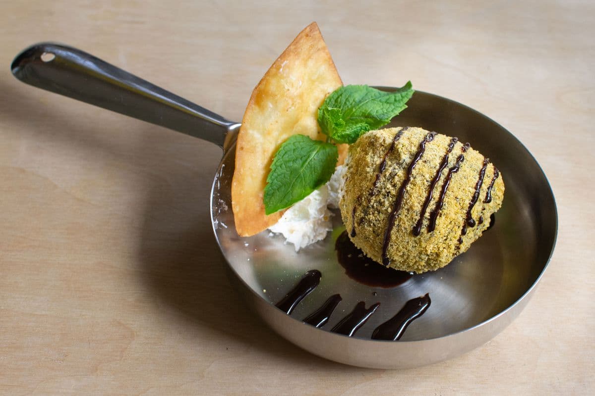 Deep-Fried Mocha Mud Pie