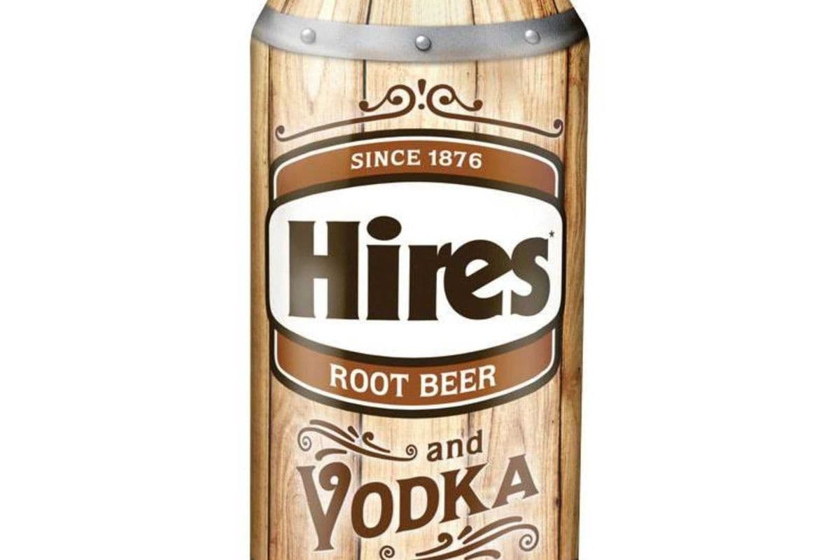 Hires Root Beer & Vodka (1 x 473 ml Can)