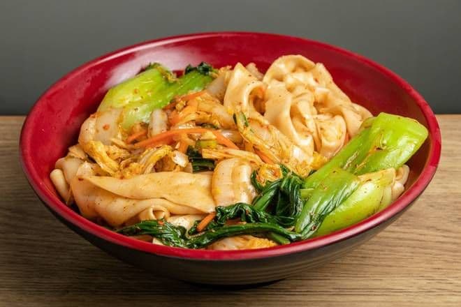 Xi'an Hand-Pulled Noodle with Hot Spicy Oil 西安油泼面