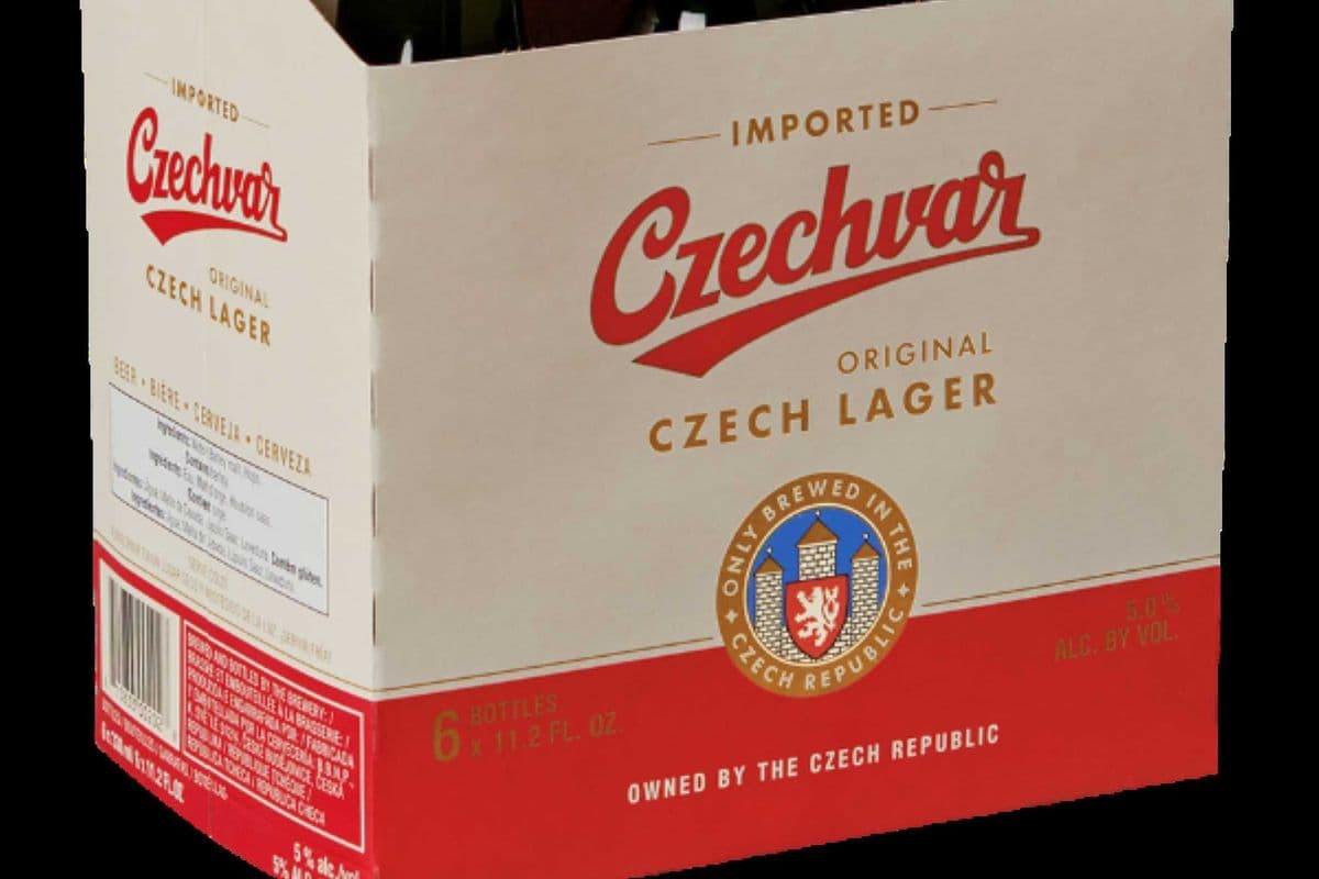CZECHVAR BEER (1 x 6x330mL)