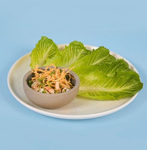 Pineapple Shrimp Lettuce Wraps