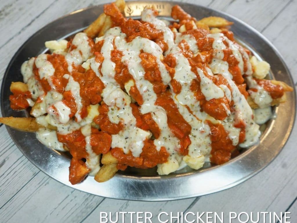 Butter chicken Poutine