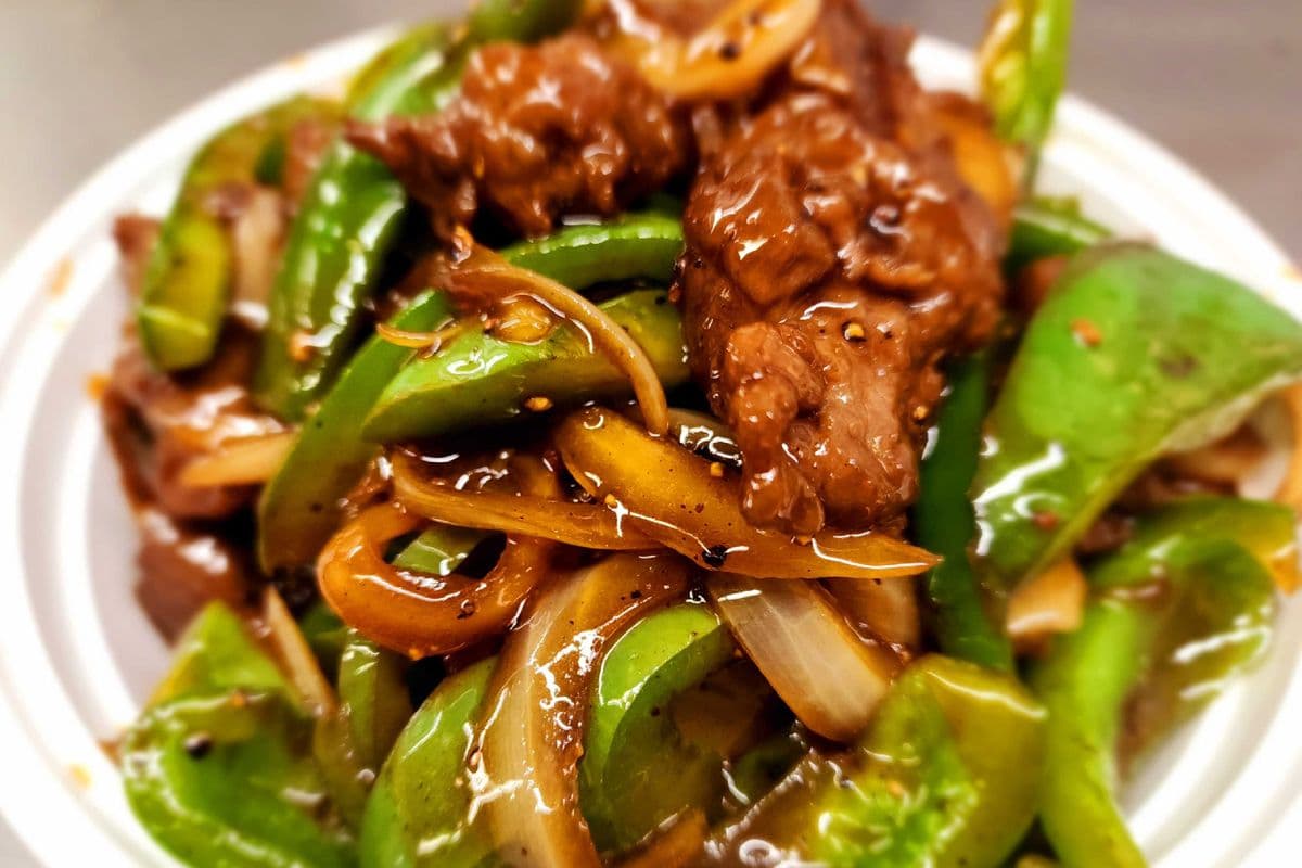 43. Beef in Black Pepper Sauce