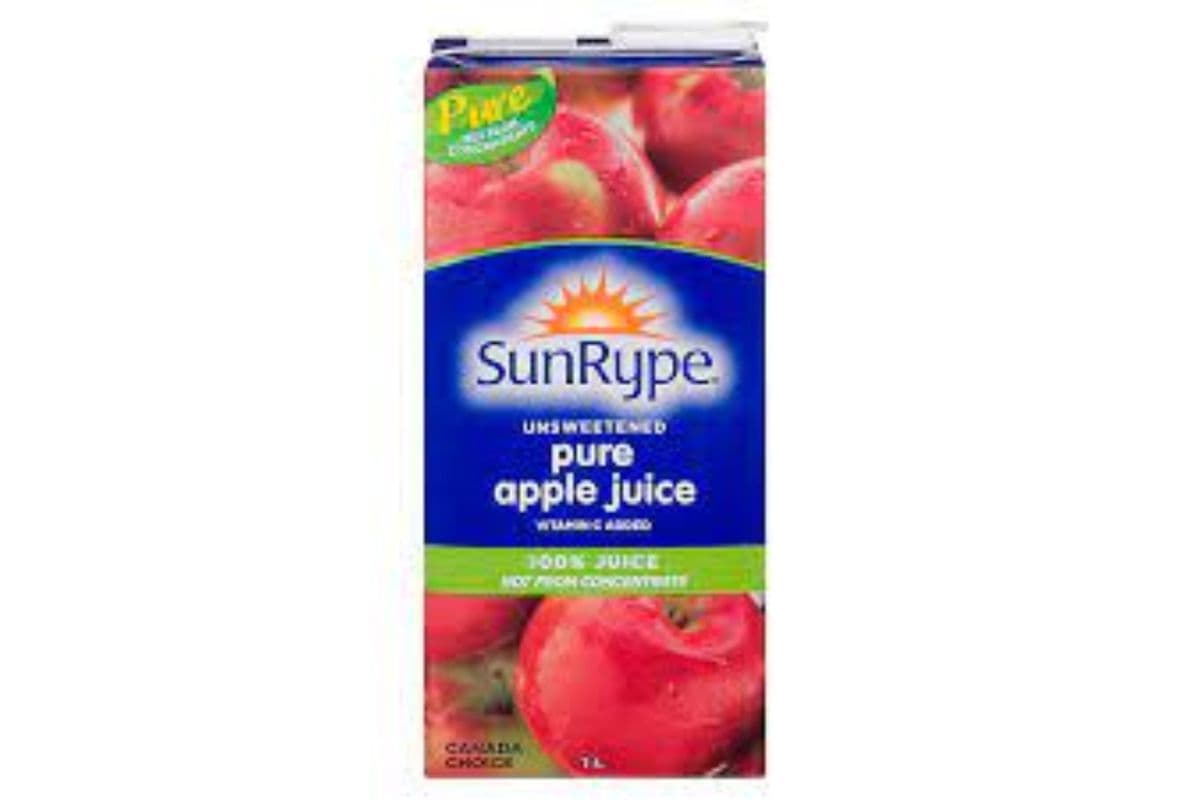 Sunrype Unsweetened Pure Apple Juice (1 L)