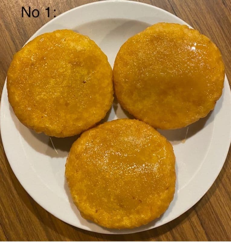 1. Chinese Pumpkin Cake (3 pcs)
