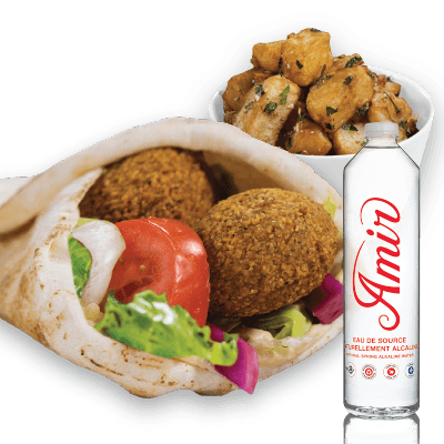 Trio pita Falafels