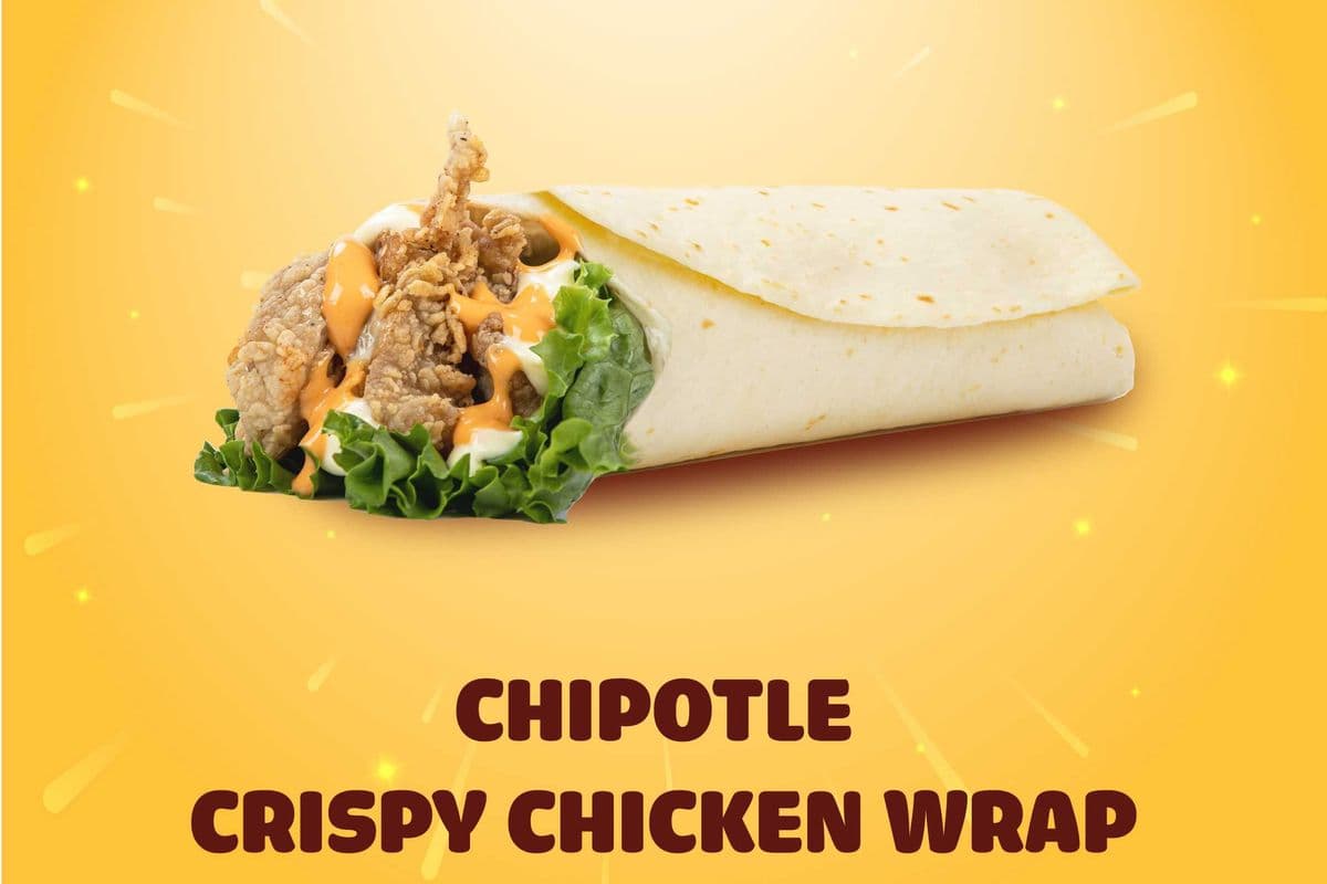 Lime Chipotle Crispy Chicken Wrap