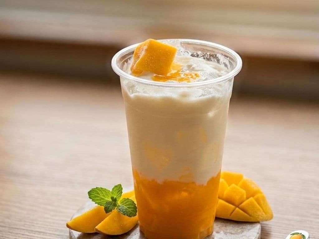 1.Fresh Fruit Yogurt