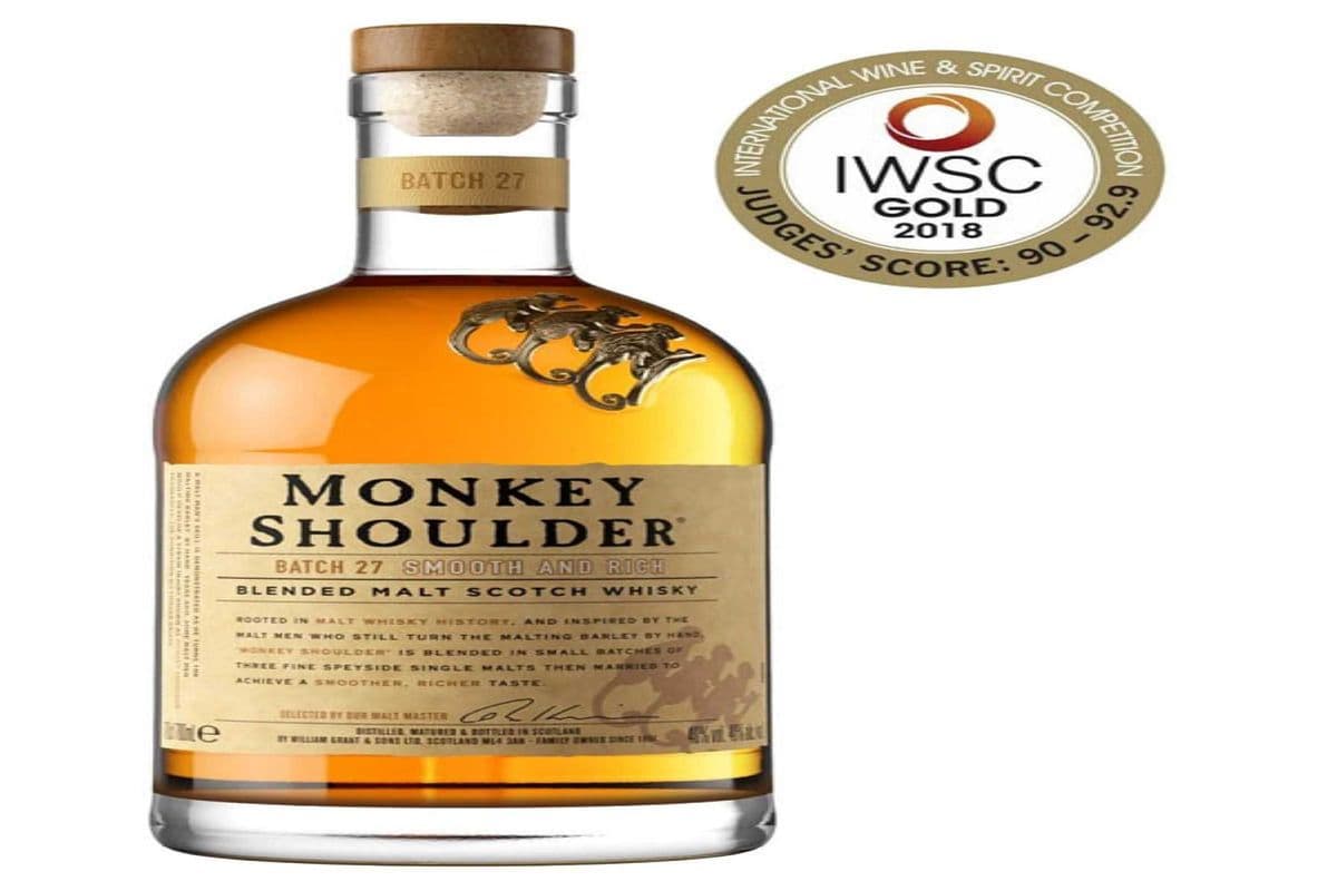 MONKEY SHOULDER BLENDED SCOTCH WHISKY 750 ML (1 x 750 ML)