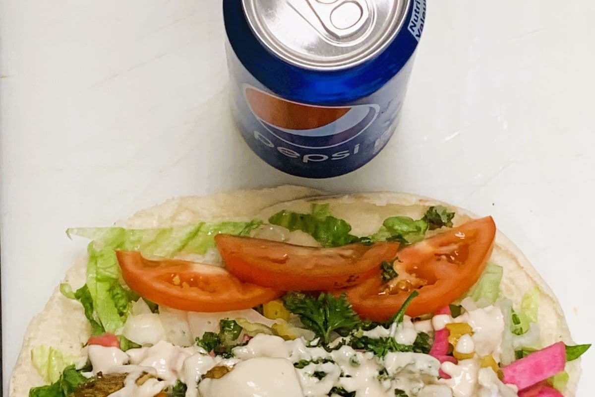 Vegetarian Sandwich and Pop - Lunch Special
