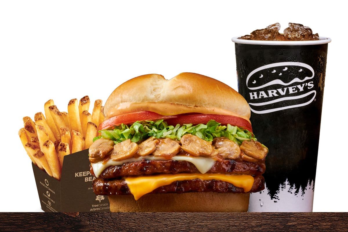 Big Harv Original Mushroom Melt Combo
