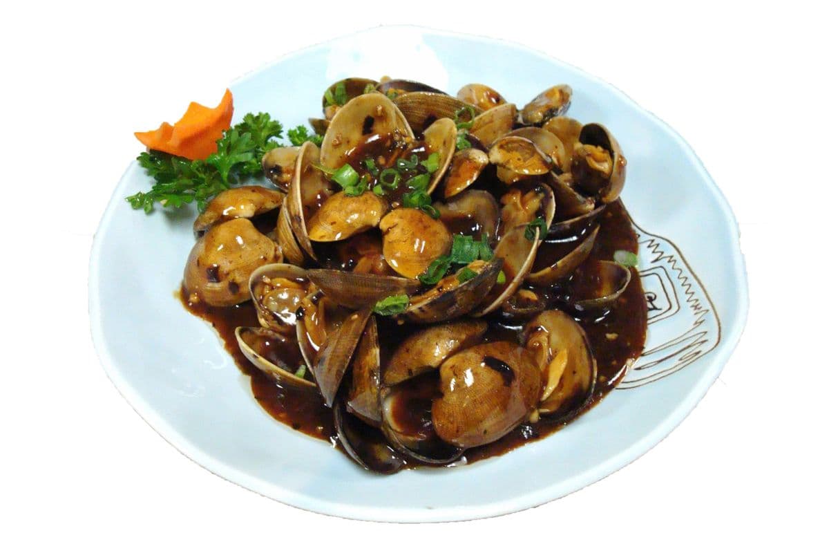 85. Sauteed Clams with Black Bean Sauce 豉汁炒蜆