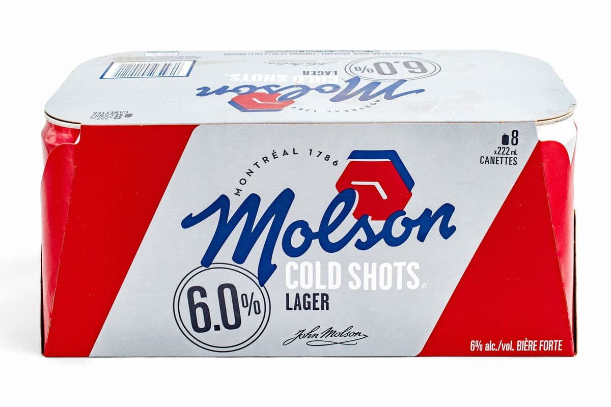 Molson Cold Shots (8 Pack) (1 x 222 ml)