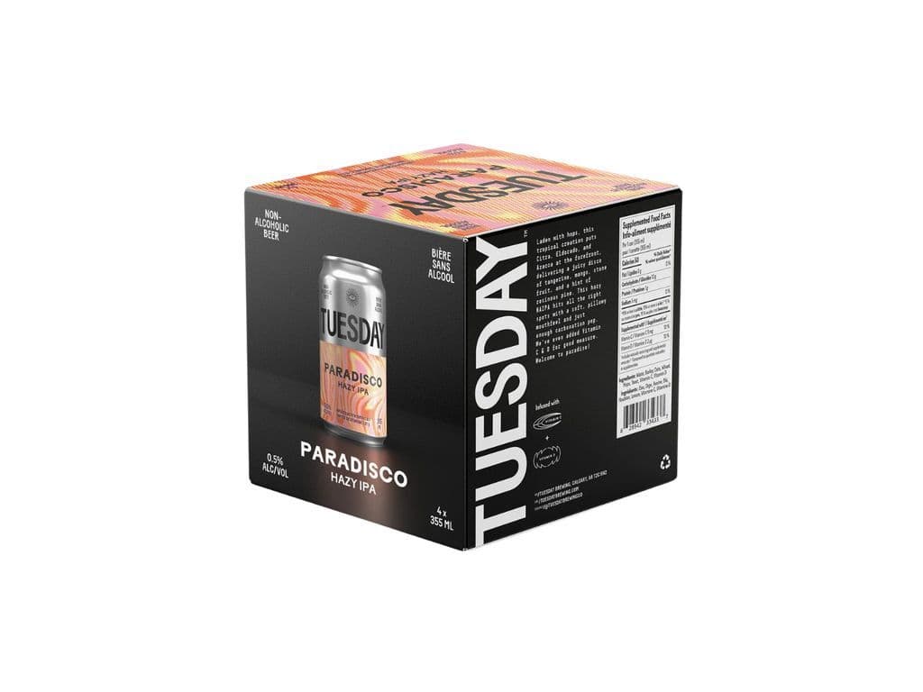 Tuesday - Paradisco Hazy Ipa Non Alc (4x355ml)