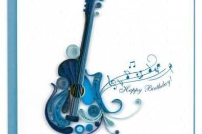 Guitar Birthday Card BD145